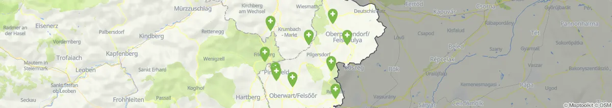 Map view for Pharmacies emergency services nearby Unterrabnitz-Schwendgraben (Municipality, Burgenland) (70)